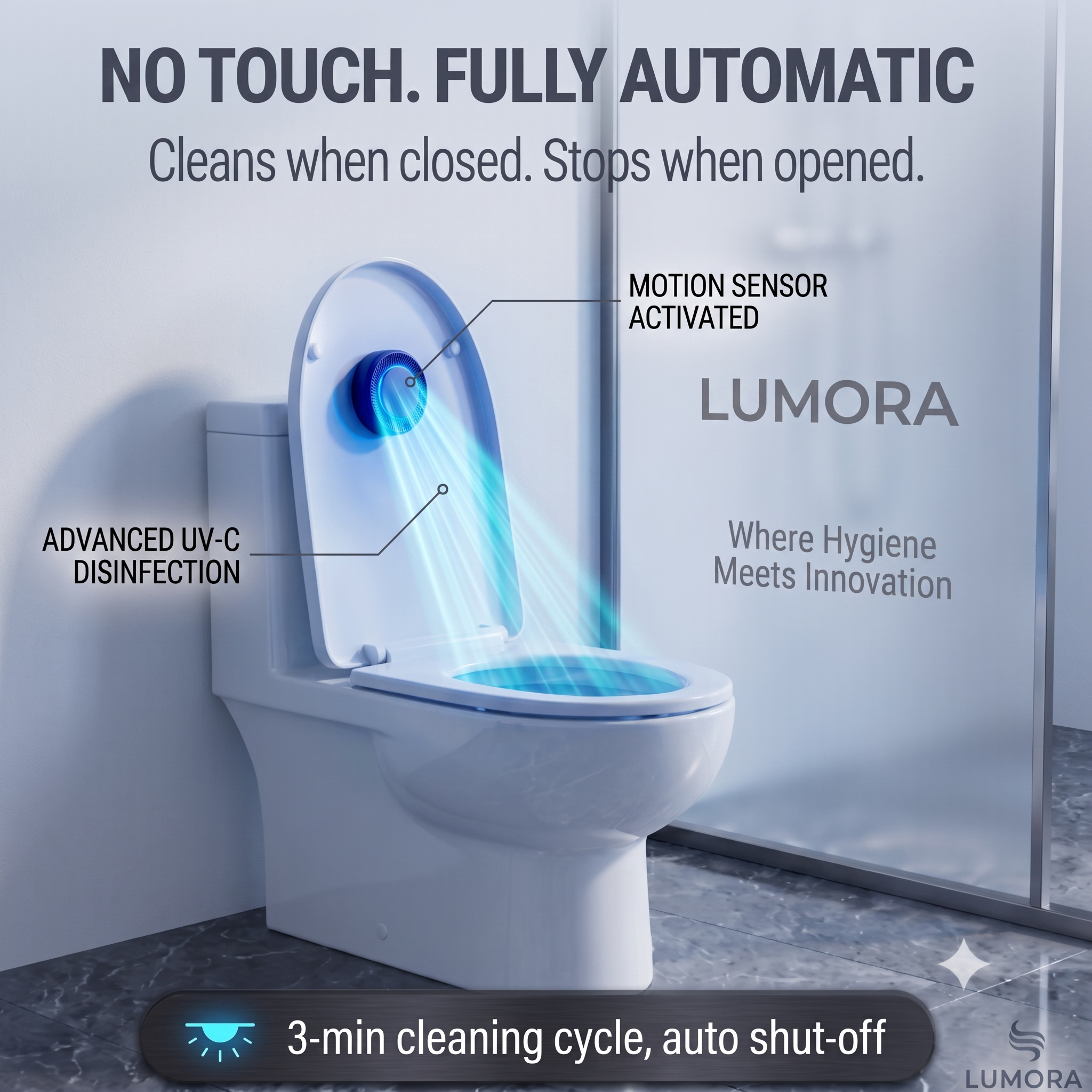 Automatic UV Toilet Sanitizer