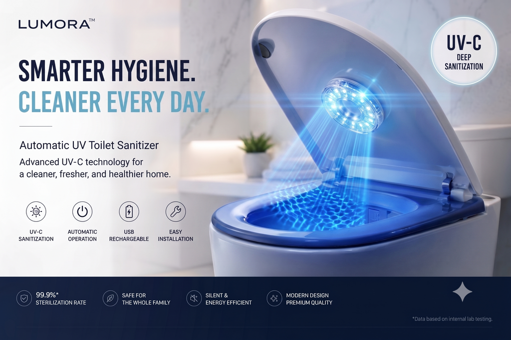 Automatic UV Toilet Sanitizer