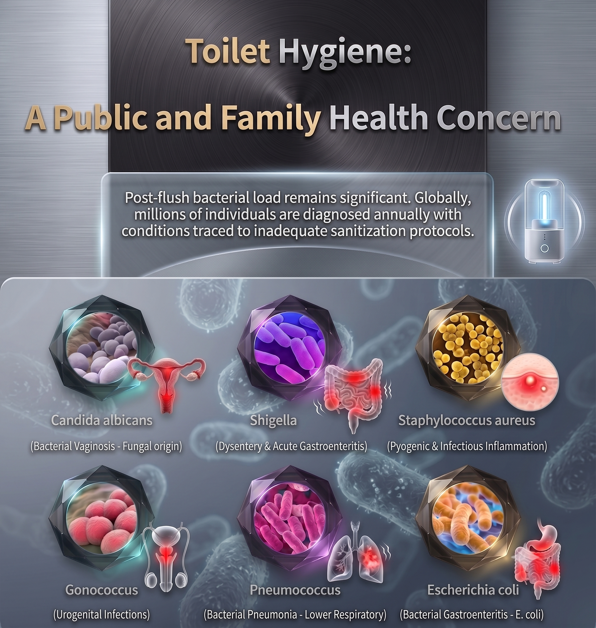 Automatic UV Toilet Sanitizer